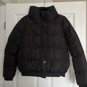 ASOS black puffer coat